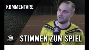 Die Stimmen zum Spiel | TSG 51 Frankfurt – BSC SW 1919 Frankfurt (20. Spieltag, Kreisoberliga)