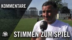 Die Stimmen zum Spiel (TSG Niederrad 1899 – VfL Germania 94, Kreisliga A, Frankfurt) | MAINKICK.TV