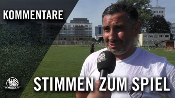 Die Stimmen zum Spiel (TSG Niederrad 1899 – VfL Germania 94, Kreisliga A, Frankfurt) | MAINKICK.TV