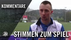 Die Stimmen zum Spiel (TSG Sprockhövel – SC Preußen Münster, U15, Achtelfinale, Westfalenpokal)