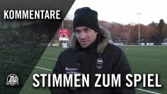 Die Stimmen zum Spiel (TSG Sprockhövel – SC Hassel, Testspiel) | RUHRKICK.TV