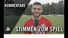Die Stimmen zum Spiel | TSV Buchholz 08 – Altona 93 (3. Runde, Pokal)
