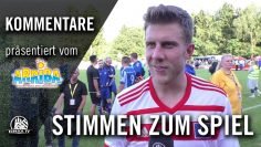 Die Stimmen zum Spiel (TSV Buchholz 08 -Hamburger SV) Benefizspiel | präsentiert vom ARRIBA