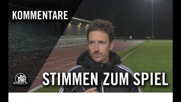 Die Stimmen zum Spiel TSV Eintracht Karlsfeld – TuS 1860 Pfarrkirchen