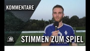 Die Stimmen zum Spiel | TSV Gräfelfing – FC Deisenhofen U23 (Testspiel)