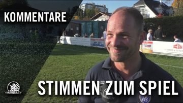 Die Stimmen zum Spiel | TSV Großhadern – FC Neuhadern (9. Spieltag, Kreisliga 2)