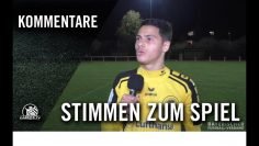 Die Stimmen zum Spiel | TSV Grünwald – SC Eintracht Freising (15. Spieltag, Landesliga Südost)