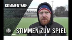 Die Stimmen zum Spiel | TSV Mariendorf 1897 II – SC Schwarz-Weiss Spandau (14. Spieltag)