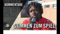 Die Stimmen zum Spiel | TSV Marl-Hüls U19 – SV Westfalia Soest U19