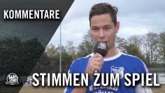 Die Stimmen zum Spiel | TSV Niederissigheim – Eintracht Oberissigheim (16. Spieltag, Kreisoberliga)