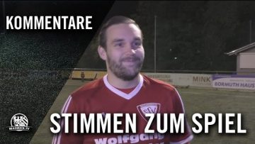 Die Stimmen zum Spiel | TSV Reichenbach II – SSV Reichenbach II (6. Spieltag, Kreisliga)