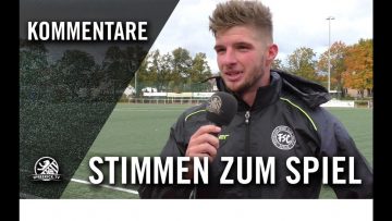 Die Stimmen zum Spiel | TSV Rudow – Frohnauer SC (8. Spieltag, Berlin-Liga)