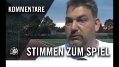 Die Stimmen zum Spiel | TSV Rudow – FC Stern Marienfelde (Testspiel)