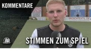 Die Stimmen zum Spiel | TSV Sasel – FC Teutonia 05 (6. Spieltag, Oberliga Hamburg)