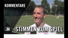 Die Stimmen zum Spiel | TSV Sasel III – TSV Duwo 08 (4. Spieltag, Kreisliga 6)