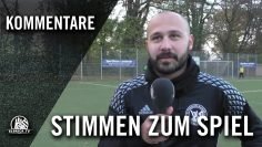Die Stimmen zum Spiel (TSV Sasel – SC Vorwärts-Wacker 04 Billstedt, Landesliga Hansa) | ELBKICK.TV