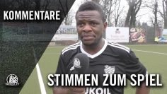 Die Stimmen zum Spiel | TSV Sasel – Teutonia 05 (24. Spieltag, Oberliga Hamburg)