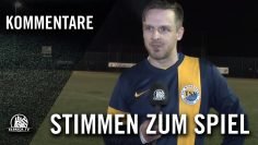Die Stimmen zum Spiel (TSV Wandsetal II – Bramfelder SV II, Kreisliga 5) | ELBKICK.TV