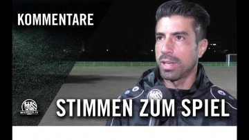 Die Stimmen zum Spiel | Türkgücü Frankfurt – FC Kalbach (2. Runde, Kreispokal Frankfurt)