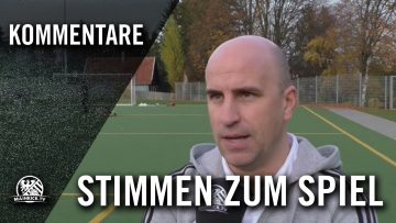 Die Stimmen zum Spiel (Türkischer SV Wiesbaden – SpVgg. Sonnenberg, Kreisoberliga Wiesbaden)