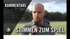 Die Stimmen zum Spiel | Türkiyemspor II – SF Charlottenburg-Wilmersdorf II (Kreisliga A, Staffel 1)