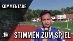 Die Stimmen zum Spiel (TuRa Harksheide III – Glashütter SV II, Kreisklasse 4) | ELBKICK.TV