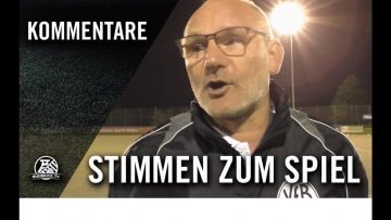 Die Stimmen zum Spiel | TuRa Rüdinghausen – VfB Annen (8. Spieltag, Kreisliga, A2)