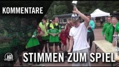 Die Stimmen zum Spiel (TuS 05 Quettingen II – SV Krechting, U19 A-Junioren, Pfingstturnier 2017)