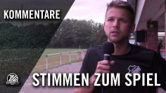 Die Stimmen zum Spiel (TuS 05 Sinsen – Holzwickeder SC, Westfalenliga, Staffel 2) | RUHRKICK.TV