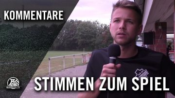 Die Stimmen zum Spiel (TuS 05 Sinsen – Holzwickeder SC, Westfalenliga, Staffel 2) | RUHRKICK.TV