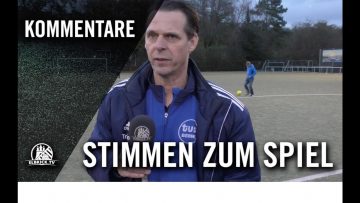 Die Stimmen zum Spiel | TuS Berne – Altona 93 (Achtelfinale, Pokal)