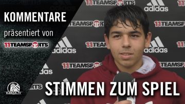 Die Stimmen zum Spiel | TuS Berne U19 – SCVM U19 | Präsentiert von 11teamsports