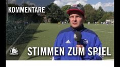 Die Stimmen zum Spiel | TuS Berne II – Rahlstedter SC II (7. Spieltag, Kreisliga 6)