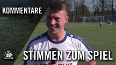 Die Stimmen zum Spiel (TuS Berne – SV Bergstedt, Bezirksliga Nord) | ELBKICK.TV