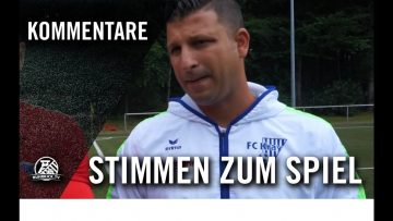 Die Stimmen zum Spiel | TuS Bövinghausen – FC Kray (Testspiel)