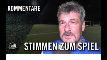 Die Stimmen zum Spiel | TuS BW Königsdorf – SpVg Frechen 20 (Viertelfinale, Kreispokal Rhein-Erft)