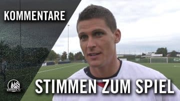 Die Stimmen zum Spiel | TuS Chlodwig Zülpich – SC Germania Erfstadt-Lechenich (Finale, Kreispokal)