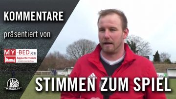 Die Stimmen zum Spiel (TuS Dassendorf – TuS Osdorf, Oberliga Hamburg) | präsentiert von MY-BED.eu