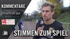 Die Stimmen zum Spiel (TuS Dassendorf – SC Condor, Oberliga Hamburg) | ELBKICK.TV