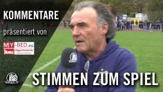 Die Stimmen zum Spiel (TuS Dassendorf – Concordia, Oberliga Hamburg)| ELBKICK.TV