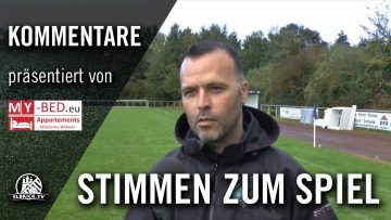 Die Stimmen zum Spiel (TuS Dassendorf – Niendorfer TSV, Oberliga Hamburg) | ELBKICK.TV