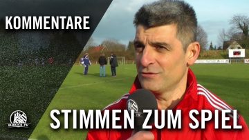 Die Stimmen zum Spiel (TuS Dassendorf – Concordia, Oberliga Hamburg) | ELBKICK.TV