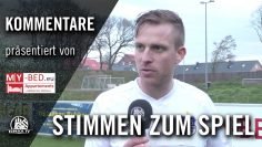 Die Stimmen zum Spiel (TuS Dassendorf – Curslack-Neuengamme) | Präsentiert von MY-BED.eu