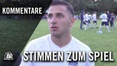 Die Stimmen zum Spiel (TuS Dassendorf – Wedeler TSV, Oberliga Hamburg) | ELBKICK.TV