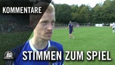 Die Stimmen zum Spiel (TuS Dassendorf – SV Halstenbek-Rellingen, Oberliga Hamburg) | ELBKICK.TV
