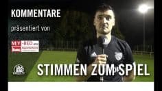 Die Stimmen zum Spiel | TuS Dassendorf – FC Teutonia 05 (9. Spieltag) | Pra?sentiert von MY-BED.eu