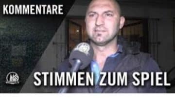 Die Stimmen zum Spiel |  TuS Ehrenfeld – Ideal CF Casa de Espana (3. Runde, Kreispokal Köln)