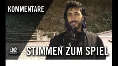 Die Stimmen zum Spiel | TuS Ennepetal – FC Wetter 10/30 (Testspiel)