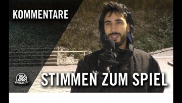 Die Stimmen zum Spiel | TuS Ennepetal – FC Wetter 10/30 (Testspiel)