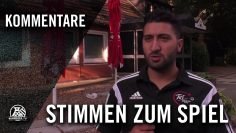 Die Stimmen zum Spiel (TuS Hannibal – FC Roj, Bezirksliga Westfalen, Staffel 8) | RUHRKICK.TV